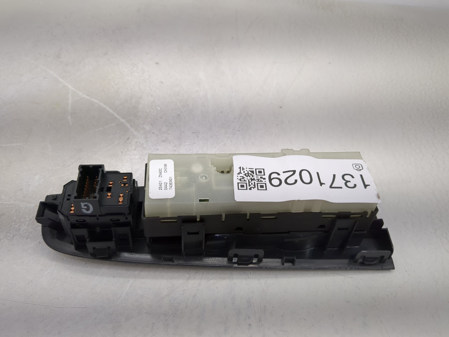 2007-2012 Nissan Altima Master Power Window Switch Replacement Driver Side Left P/N:25401 ZN40C Fits OEM Used Auto Parts - O