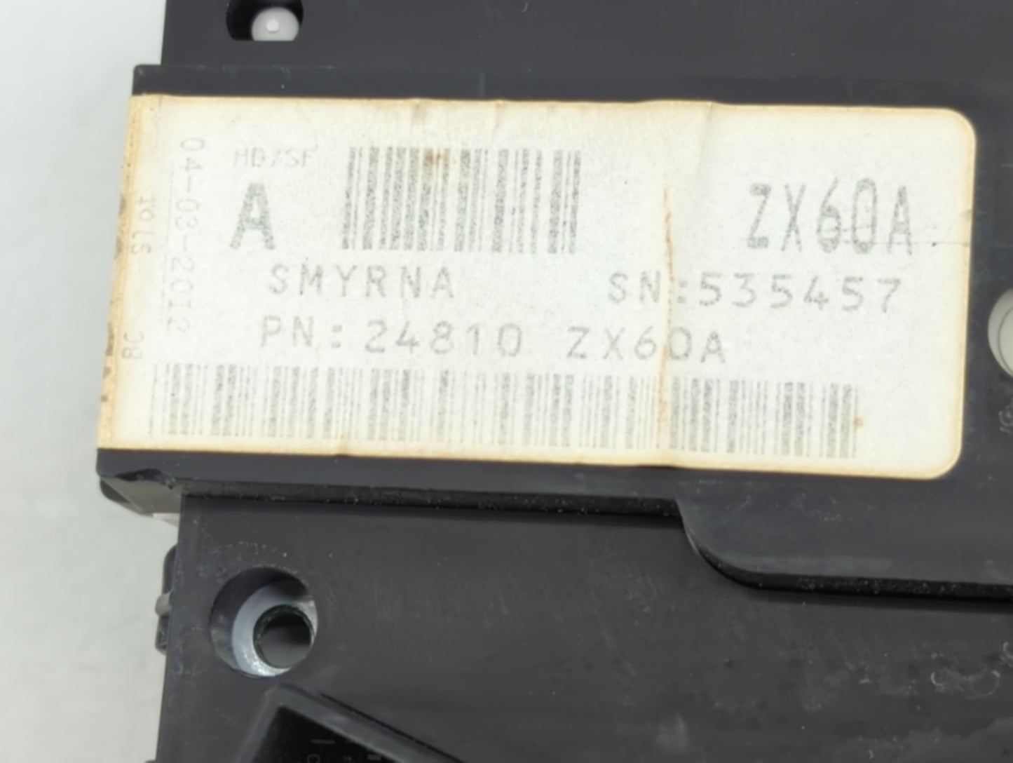 2011-2013 Nissan Altima Instrument Cluster Speedometer Gauges P/N:24810 ZX60A Fits Fits 2011 2012 2013 OEM Used Auto Parts -