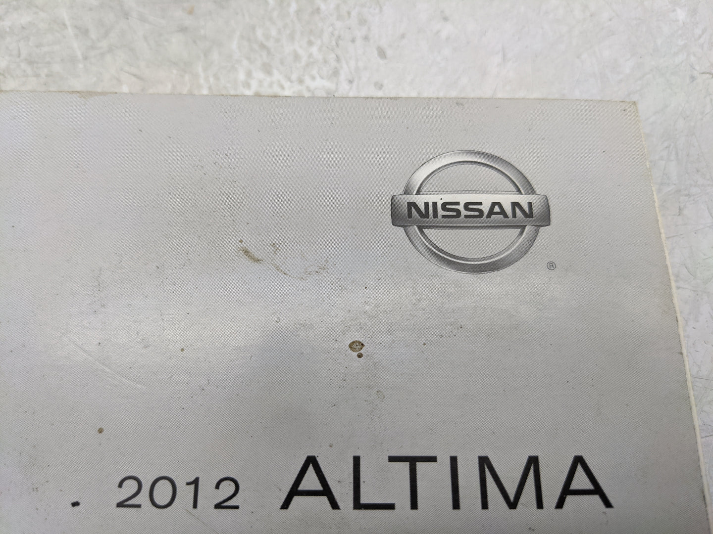 2012 Nissan Altima Owners Manual Book Guide OEM Used Auto Parts - Oemusedautoparts1.com