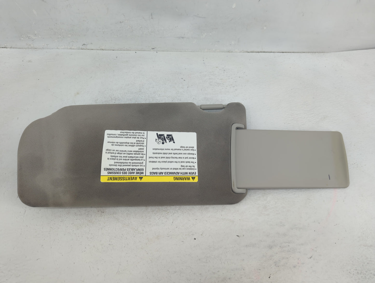 2010-2012 Nissan Altima Sun Visor Shade Replacement Passenger Right Mirror Fits Fits 2010 2011 2012 OEM Used Auto Parts - Oe