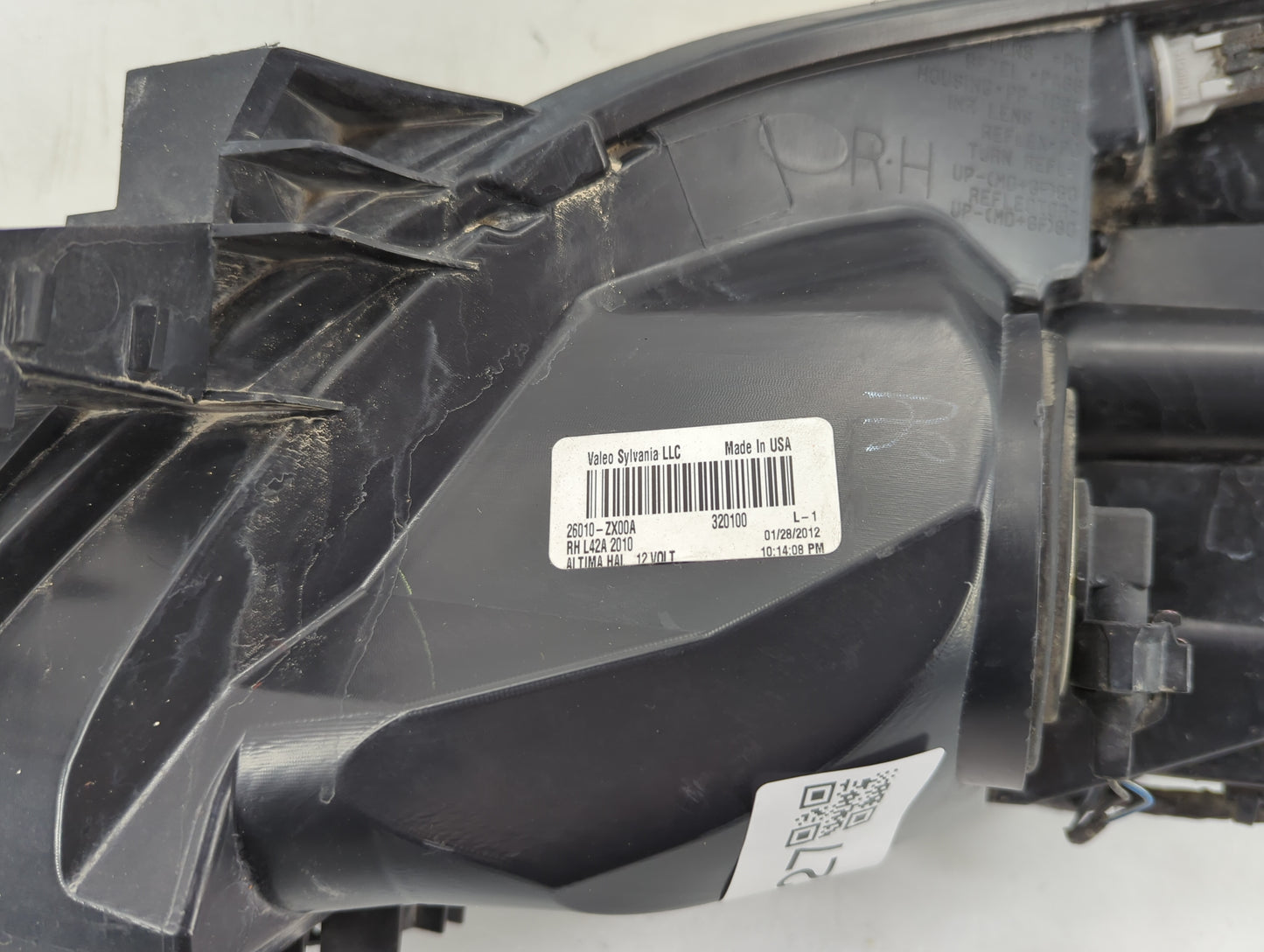 2010-2012 Nissan Altima Passenger Right Oem Head Light Headlight Lamp - Oemusedautoparts1.com