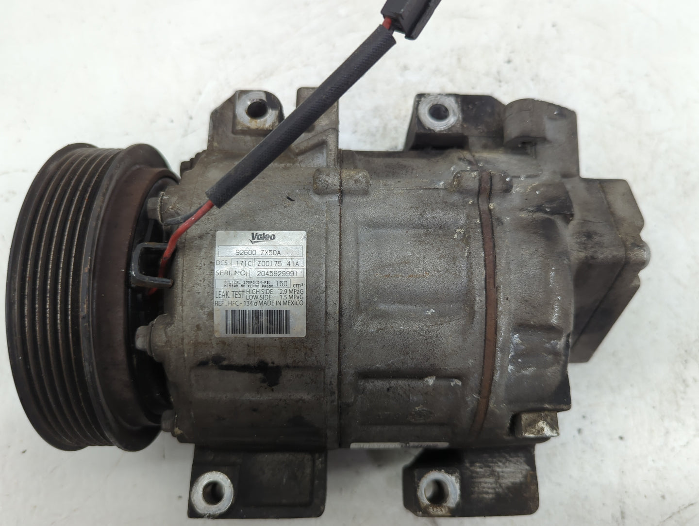 2007-2013 Nissan Altima Air Conditioning A/c Ac Compressor Oem - Oemusedautoparts1.com