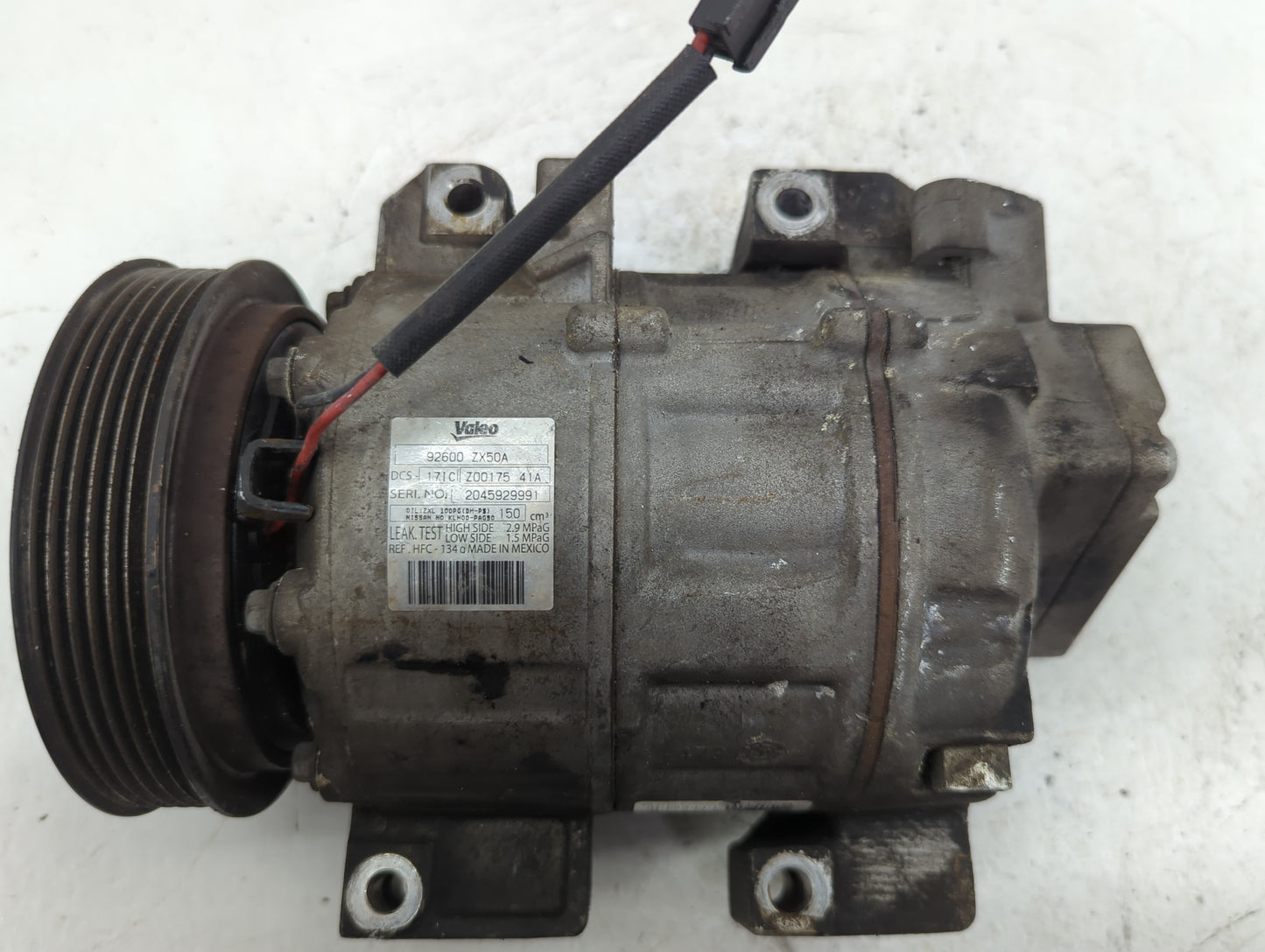 2007-2013 Nissan Altima Air Conditioning A/c Ac Compressor Oem - Oemusedautoparts1.com