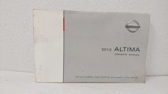 compare product 2012 Nissan Altima Owners Manual Book Guide OEM Used Auto Parts