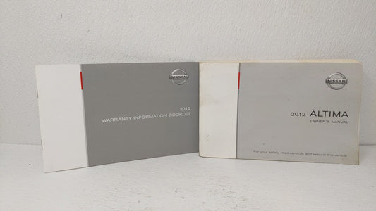2012 Nissan Altima Owners Manual Book Guide OEM Used Auto Parts