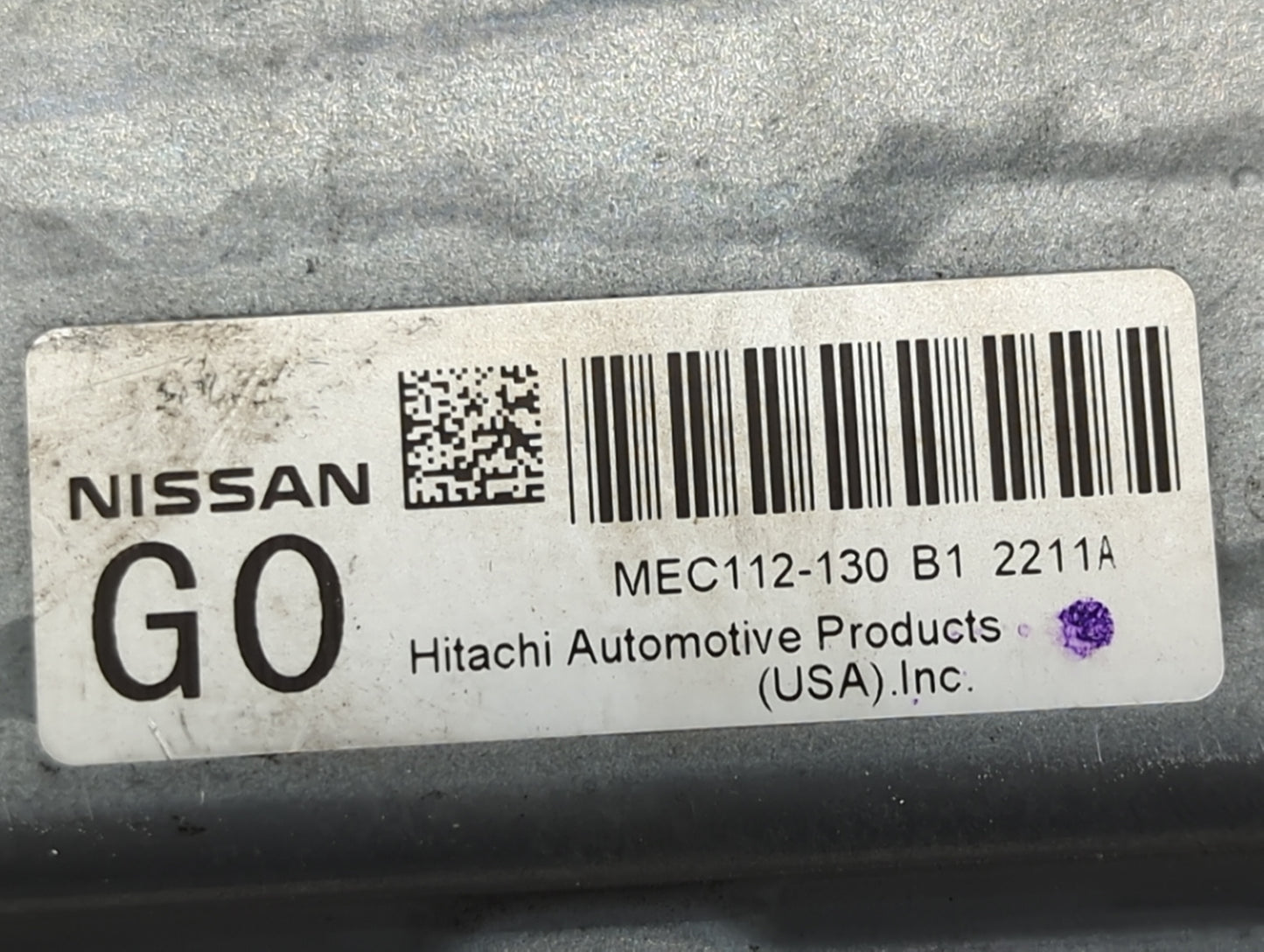 2011-2013 Nissan Altima PCM Engine Control Computer ECU ECM PCU OEM P/N:MEC112-130 B1 Fits Fits 2011 2012 2013 OEM Used Auto