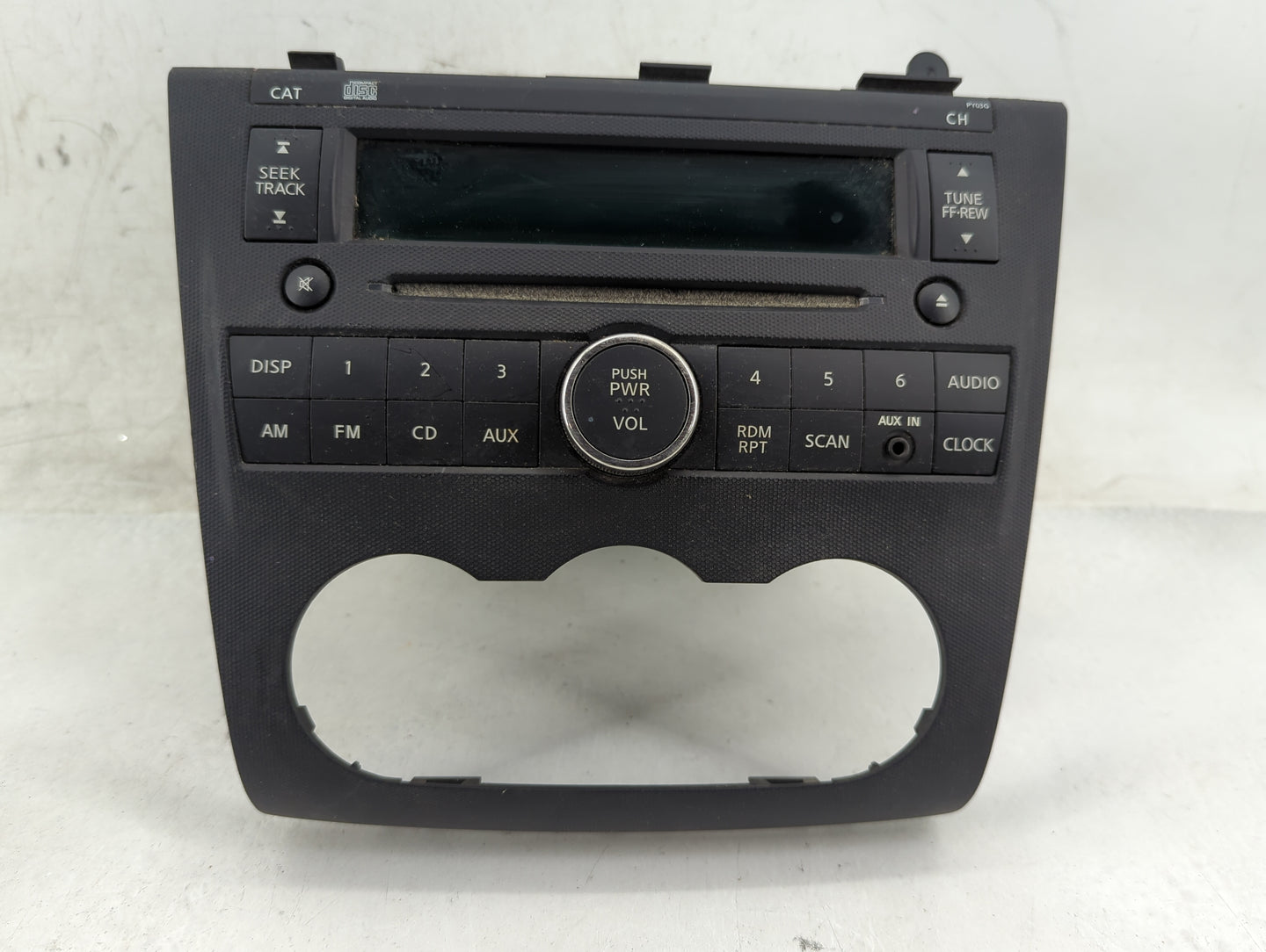 2012 Nissan Altima Radio AM FM Cd Player Receiver Replacement P/N:28185ZX11A CQ-JN20E0GX Fits OEM Used Auto Parts - Oemuseda
