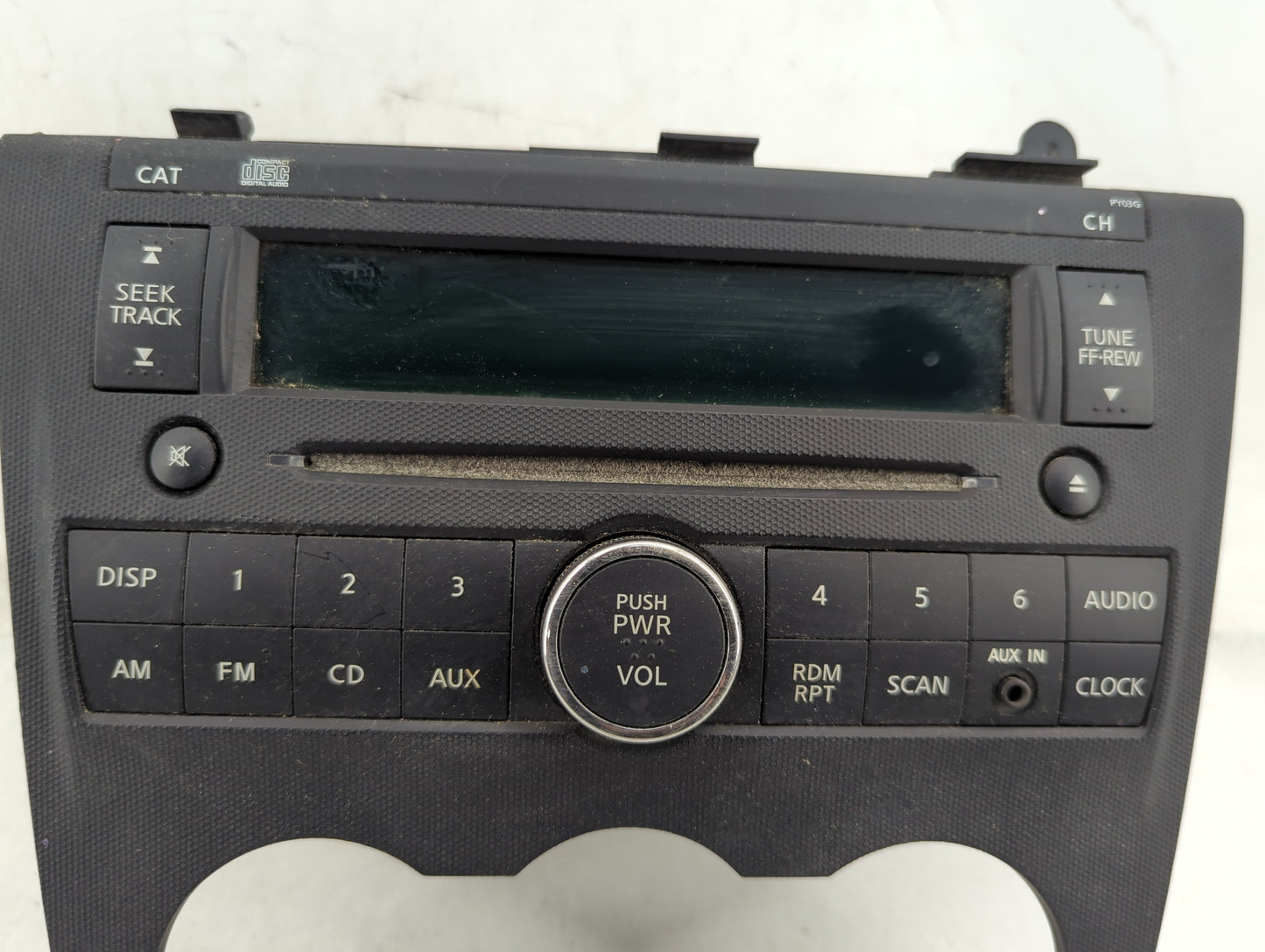2012 Nissan Altima Radio AM FM Cd Player Receiver Replacement P/N:28185ZX11A CQ-JN20E0GX Fits OEM Used Auto Parts - Oemuseda