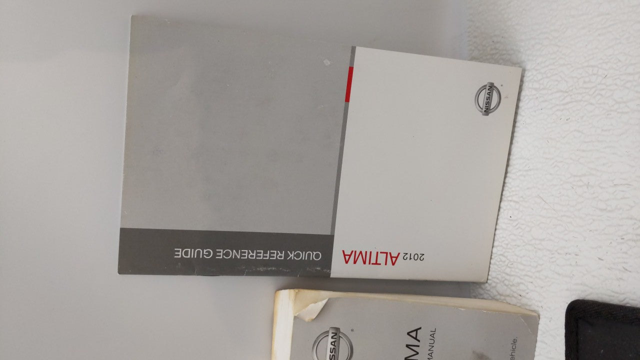 2012 Nissan Altima Owners Manual Book Guide OEM Used Auto Parts - Oemusedautoparts1.com