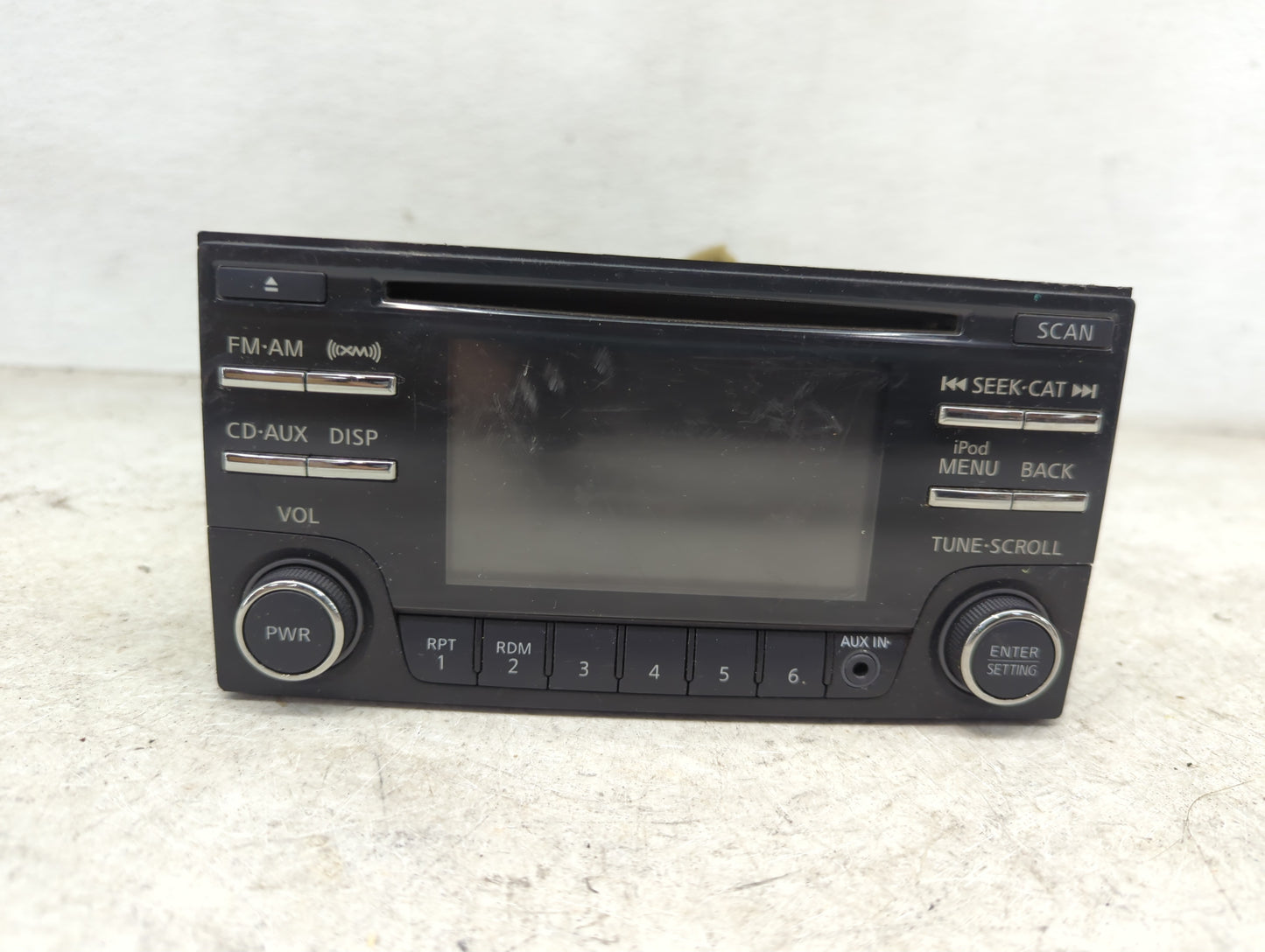 2010-2013 Nissan Altima Radio AM FM Cd Player Receiver Replacement P/N:281859HA0A CQ-FN21E04D Fits Fits 2010 2011 2012 2013 