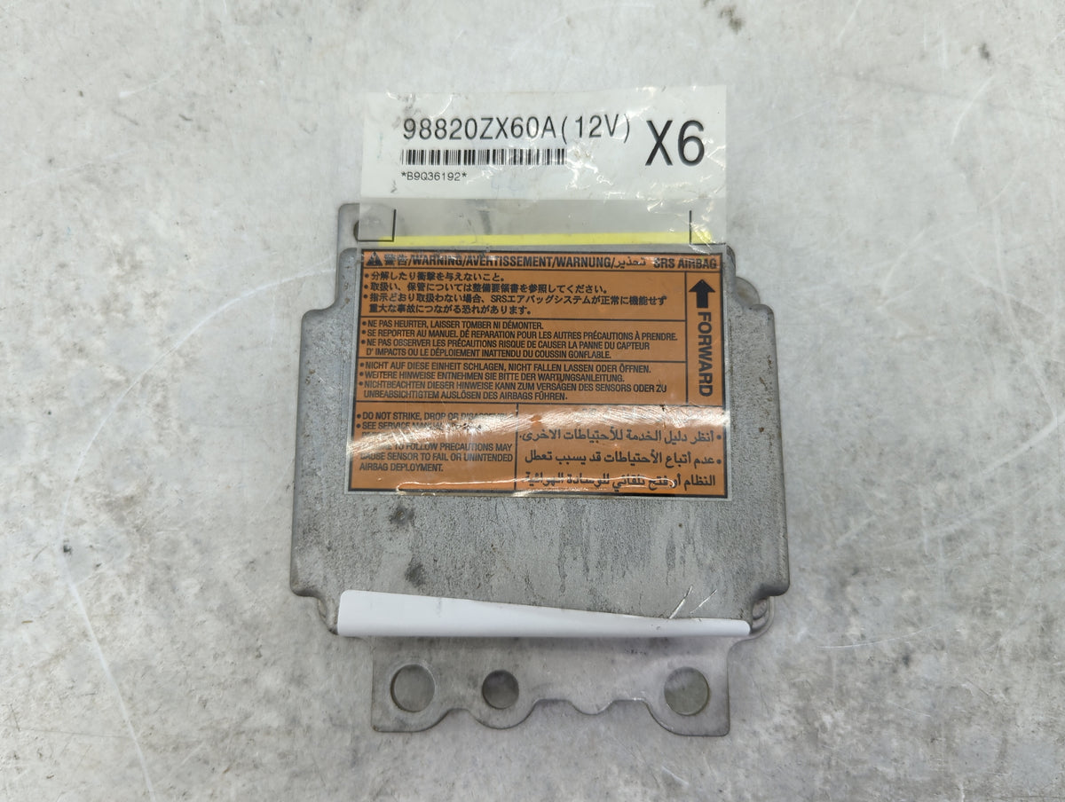 2011-2012 Nissan Altima Safety Restraint Srs Airbag Control Module - Oemusedautoparts1.com