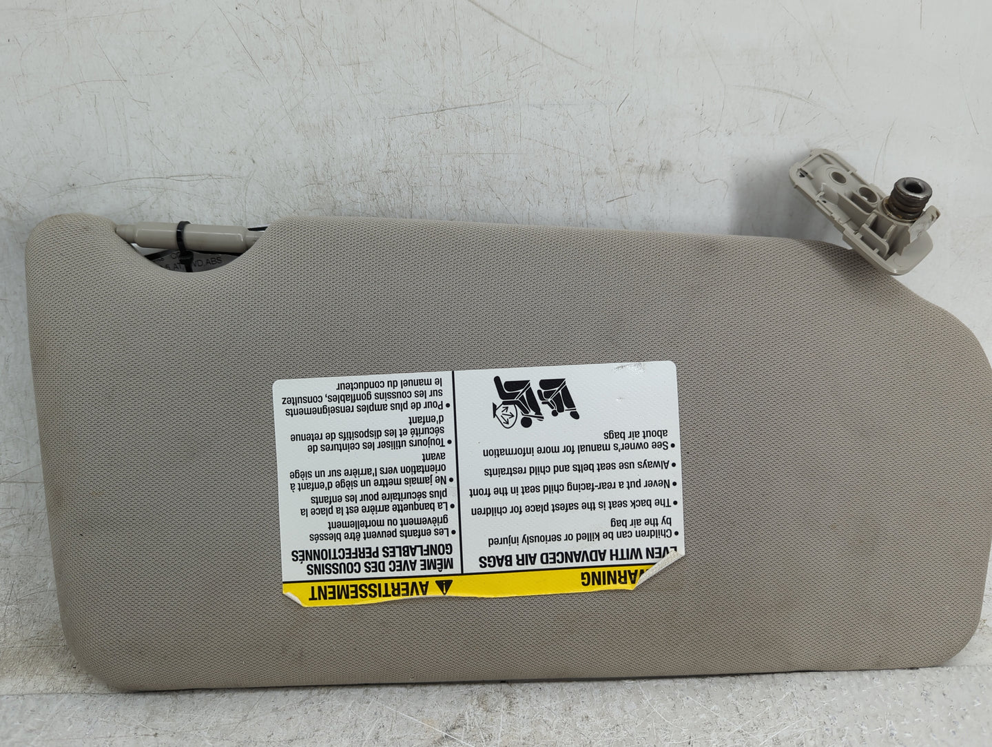 2010-2012 Nissan Altima Sun Visor Shade Replacement Driver Left Mirror Fits Fits 2010 2011 2012 OEM Used Auto Parts - Oemuse