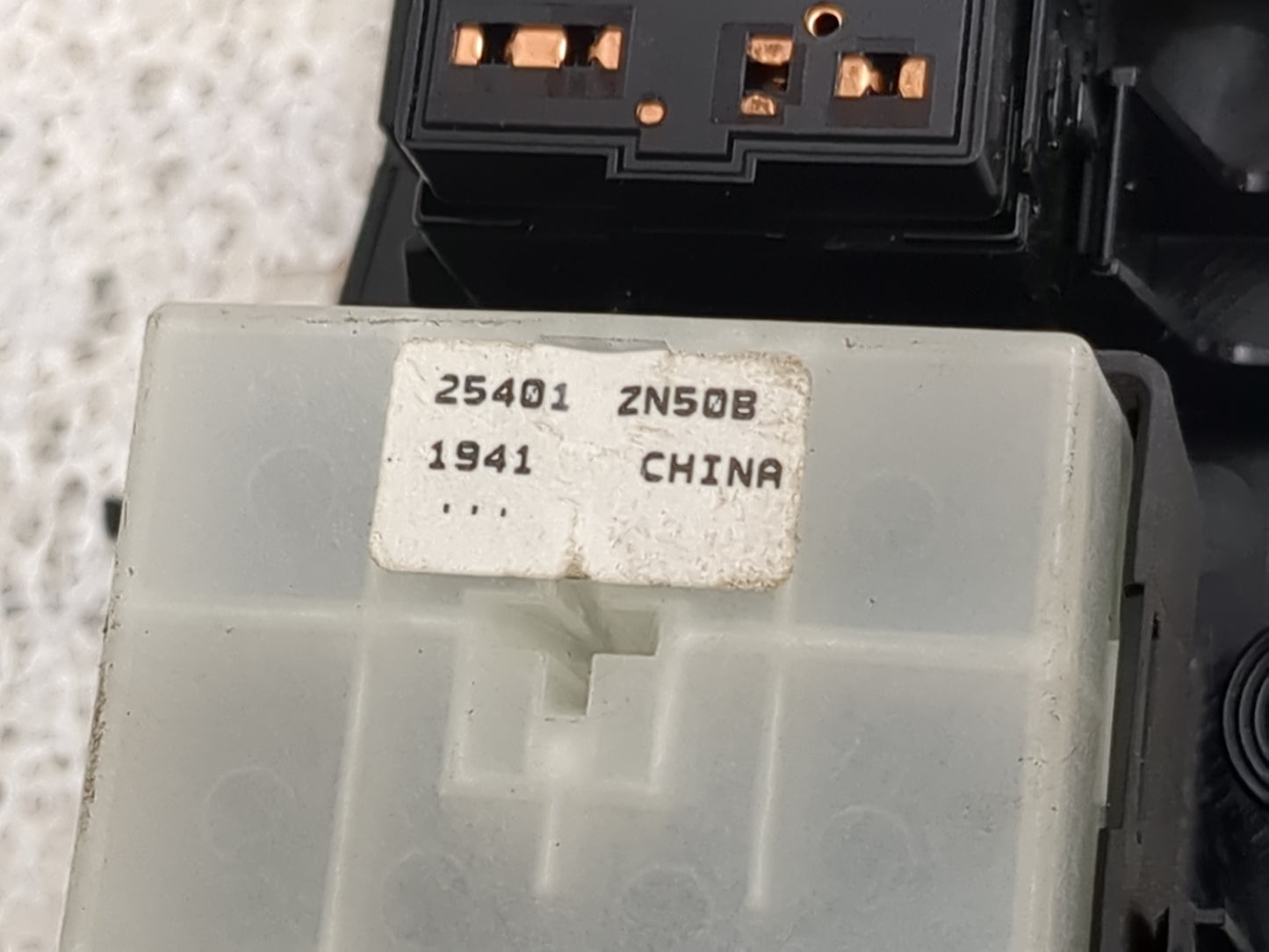 2007-2012 Nissan Altima Master Power Window Switch Replacement Driver Side Left P/N:25401 ZN50B Fits OEM Used Auto Parts - O
