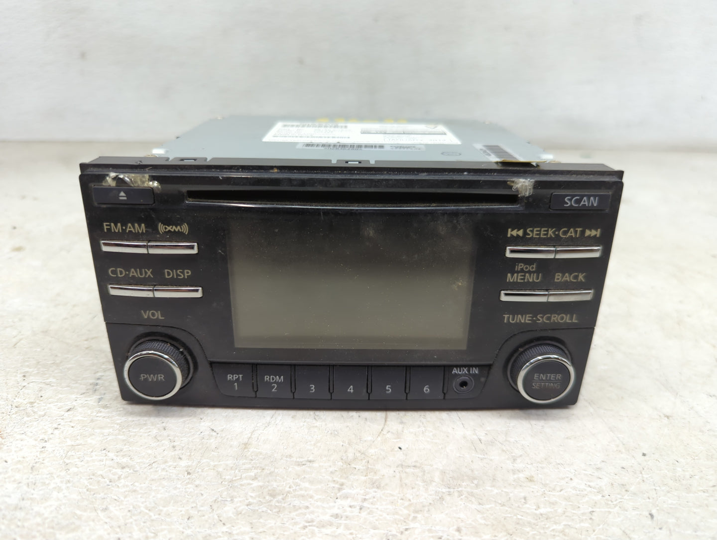 2010-2013 Nissan Altima Radio AM FM Cd Player Receiver Replacement P/N:281859HA0A CQ-FN21E04D Fits Fits 2010 2011 2012 2013 