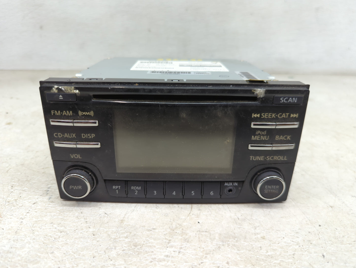 2010-2013 Nissan Altima Radio AM FM Cd Player Receiver Replacement P/N:281859HA0A CQ-FN21E04D Fits Fits 2010 2011 2012 2013 