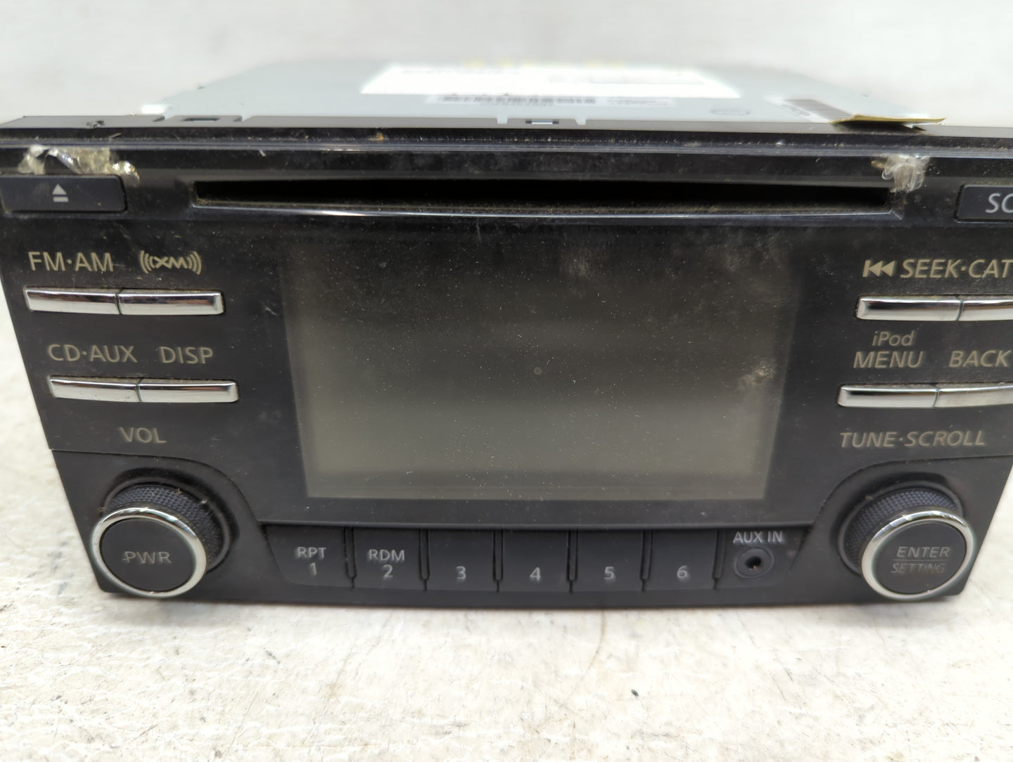 2010-2013 Nissan Altima Radio AM FM Cd Player Receiver Replacement P/N:281859HA0A CQ-FN21E04D Fits Fits 2010 2011 2012 2013 