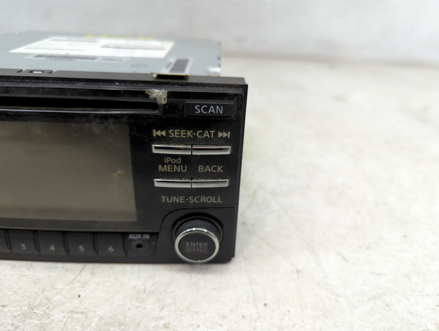 2010-2013 Nissan Altima Radio AM FM Cd Player Receiver Replacement P/N:281859HA0A CQ-FN21E04D Fits Fits 2010 2011 2012 2013 