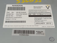 2010-2013 Nissan Altima Radio AM FM Cd Player Receiver Replacement P/N:281859HA0A CQ-FN21E04D Fits Fits 2010 2011 2012 2013 