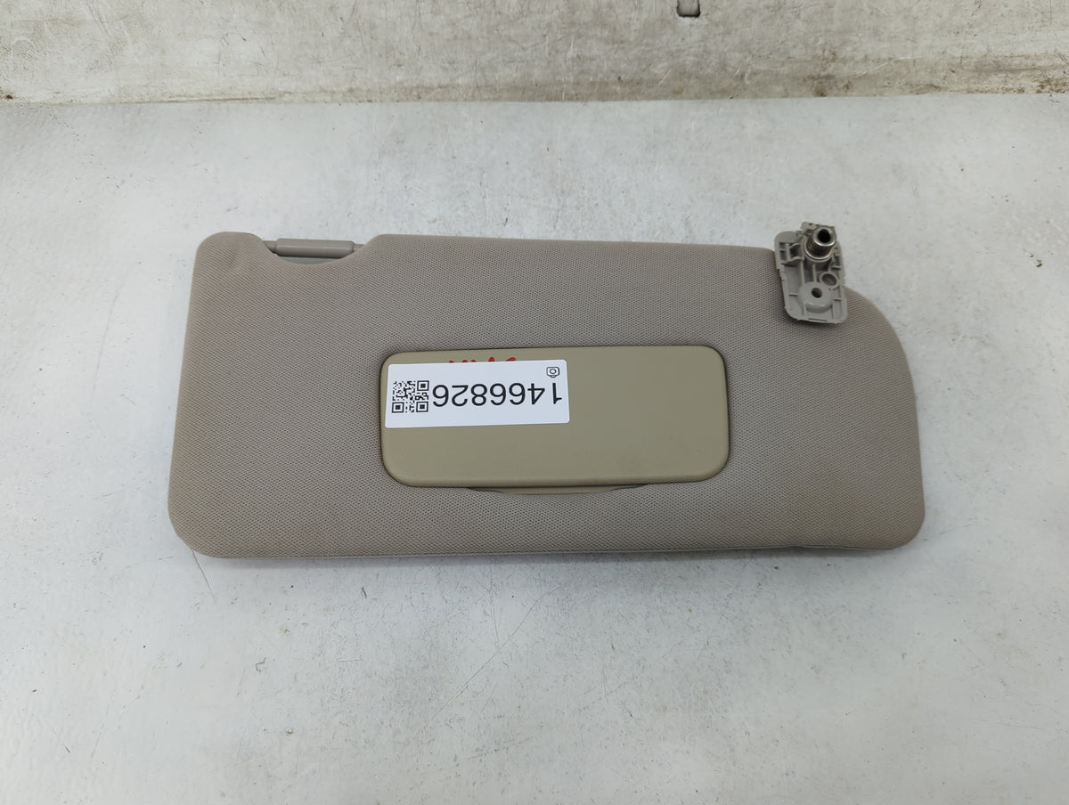 2010-2012 Nissan Altima Sun Visor Shade Replacement Passenger Right Mirror Fits Fits 2010 2011 2012 OEM Used Auto Parts - Oe