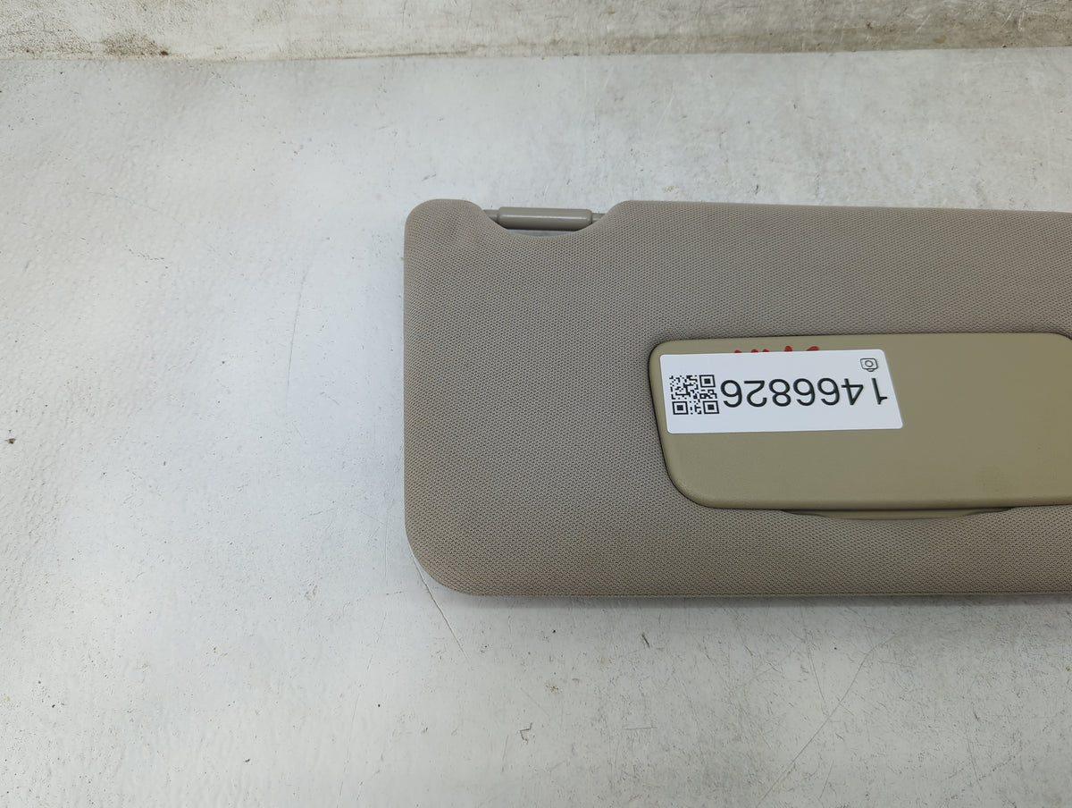 2010-2012 Nissan Altima Sun Visor Shade Replacement Passenger Right Mirror Fits Fits 2010 2011 2012 OEM Used Auto Parts - Oe