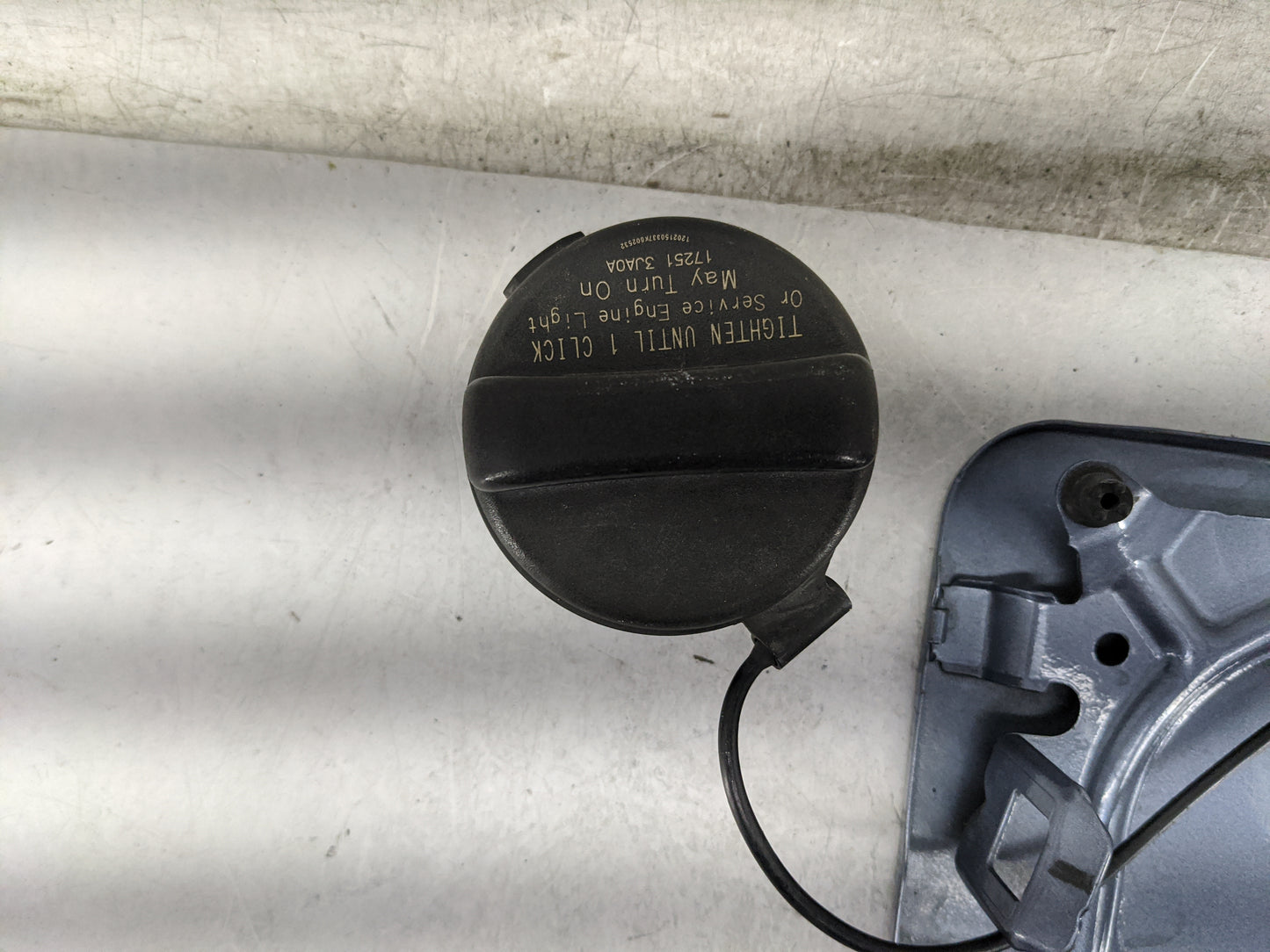 2012 Nissan Altima Fuel Tank Door Lid Gas Tank Blue - Oemusedautoparts1.com