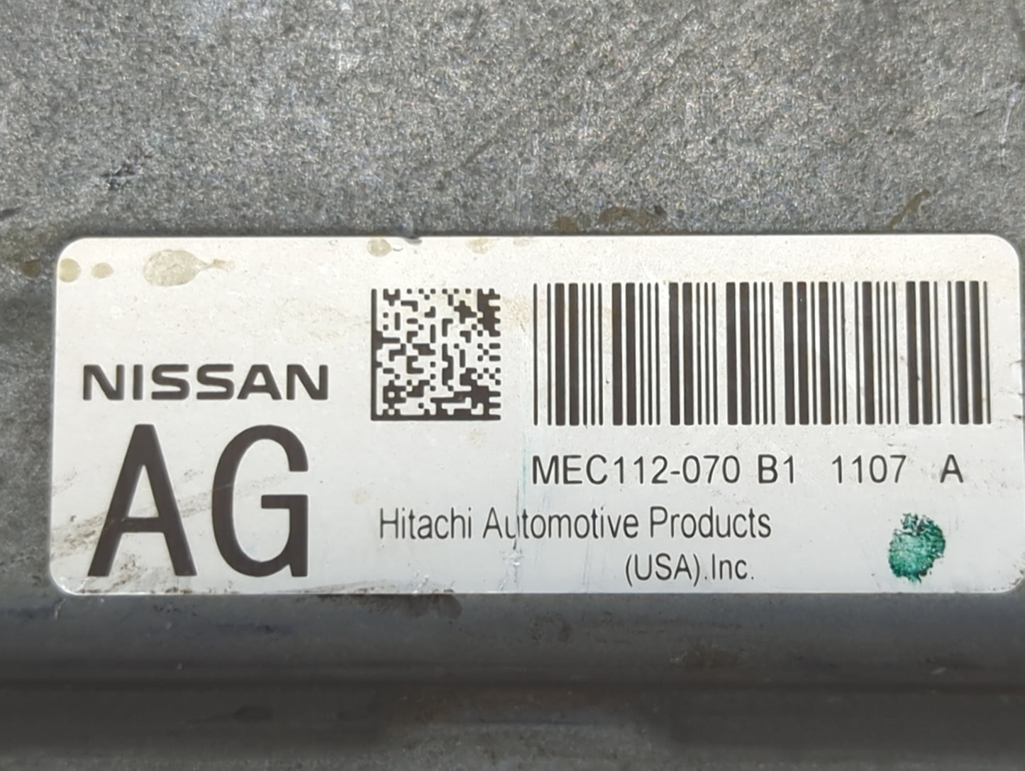 2011-2013 Nissan Altima PCM Engine Control Computer ECU ECM PCU OEM P/N:MEC112-070 B1 Fits Fits 2011 2012 2013 OEM Used Auto