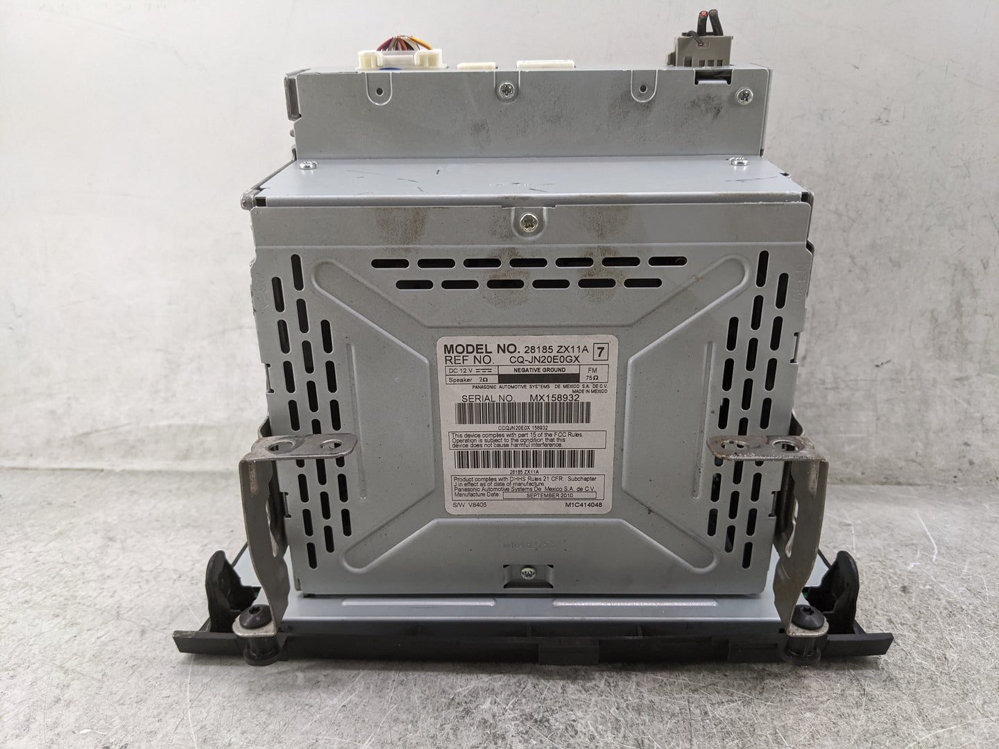 2010-2012 Nissan Altima Radio AM FM Cd Player Receiver Replacement P/N:28185ZX11A CQ-JN20E0GX Fits Fits 2010 2011 2012 OEM U