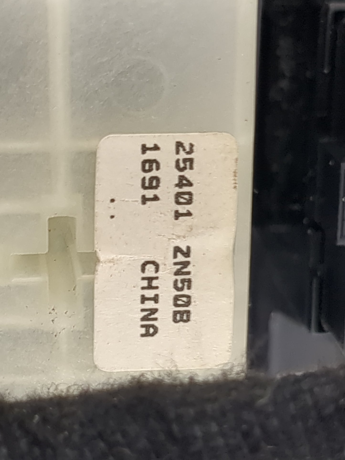 2007-2012 Nissan Altima Master Power Window Switch Replacement Driver Side Left P/N:25401 ZN50B Fits OEM Used Auto Parts - O