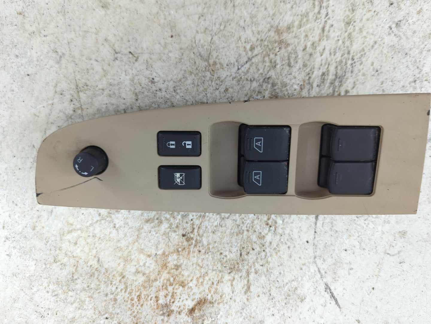 2007-2012 Nissan Altima Master Power Window Switch Replacement Driver Side Left P/N:25401 ZN50C 25401ZN50C Fits OEM Used Aut
