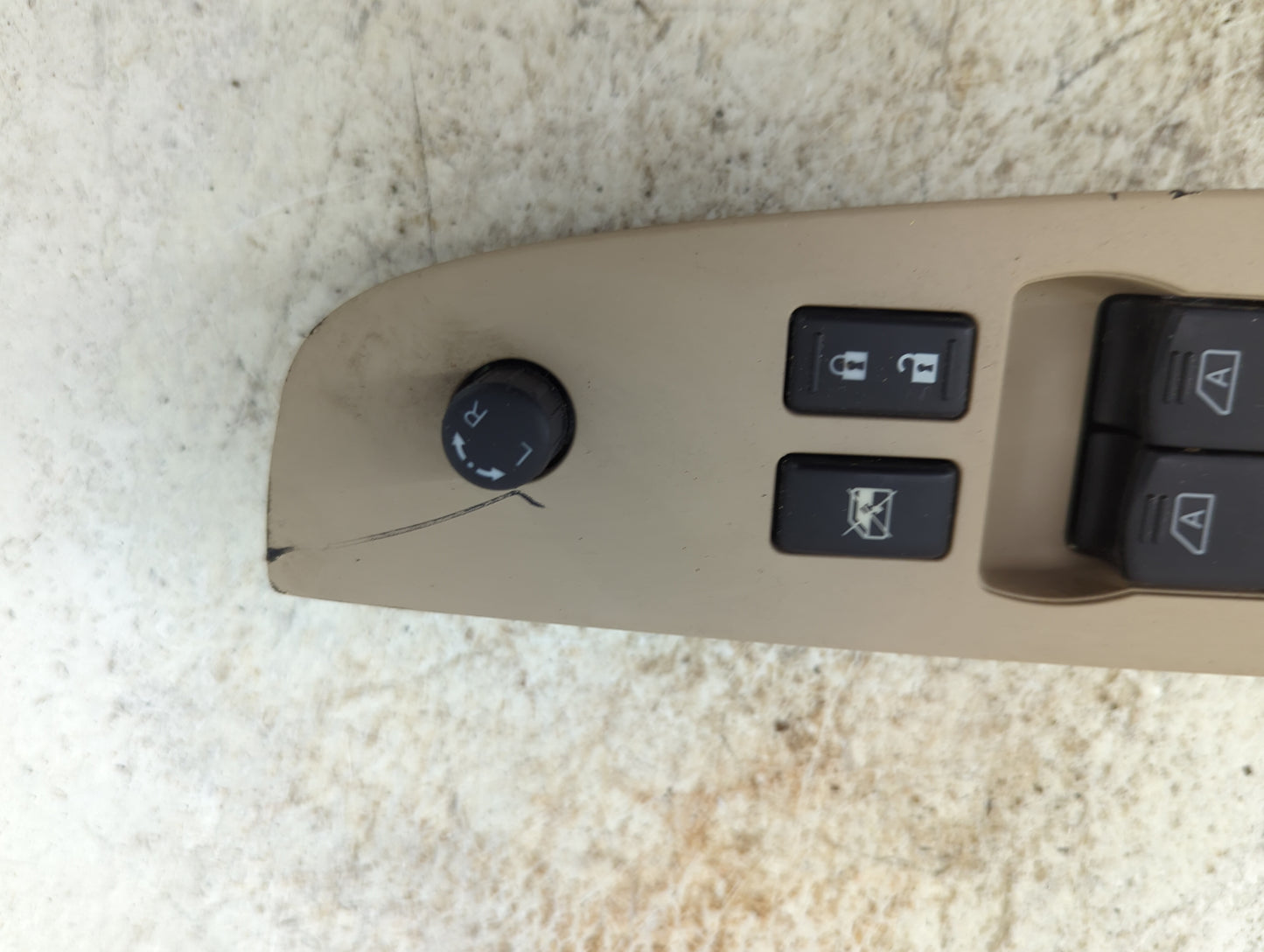 2007-2012 Nissan Altima Master Power Window Switch Replacement Driver Side Left P/N:25401 ZN50C 25401ZN50C Fits OEM Used Aut