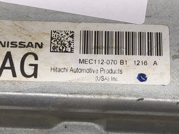 2011-2013 Nissan Altima PCM Engine Control Computer ECU ECM PCU OEM P/N:MEC112-070 B1 Fits 2011 2012 2013 OEM Used Auto Parts