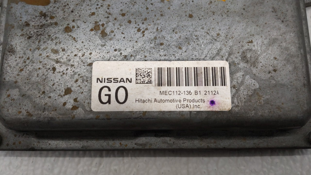 2011-2013 Nissan Altima PCM Engine Control Computer ECU ECM PCU OEM P/N:MEC114-100 MEC112-130 B1 Fits Fits 2011 2012 2013 OE