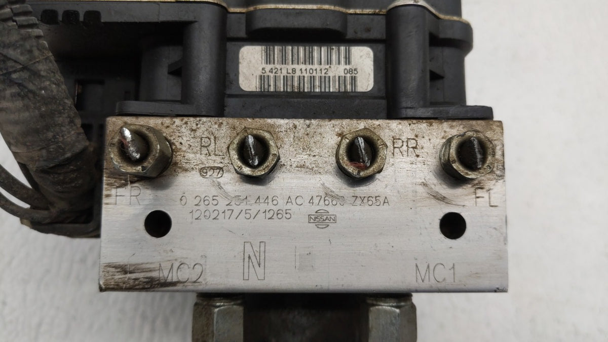 2011-2012 Nissan Altima Anti-Lock Brake ABS Pump Module Actuator OEM P/N:47660 ZX65A Fits Fits 2011 2012 OEM Used Auto Parts