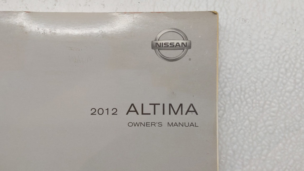 2012 Nissan Altima Owners Manual Book Guide P/N:OM2E 0L32U0 OEM Used Auto Parts - Oemusedautoparts1.com