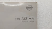 2012 Nissan Altima Owners Manual Book Guide P/N:OM2E 0L32U0 OEM Used Auto Parts - Oemusedautoparts1.com