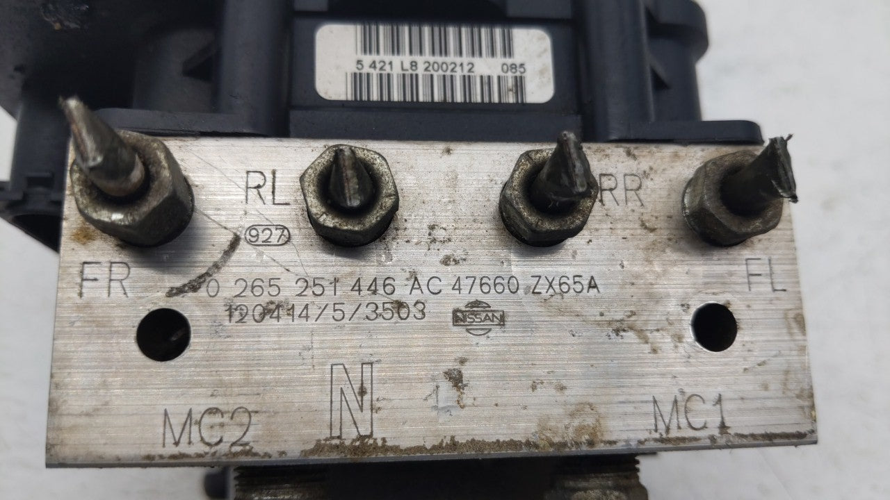 2011-2012 Nissan Altima ABS Pump Control Module Replacement P/N:47660 ZX65A Fits Fits 2011 2012 OEM Used Auto Parts - Oemuse