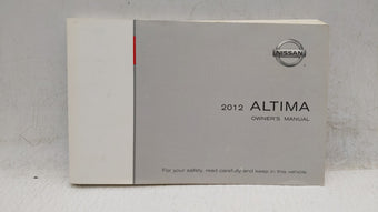 compare product 2012 Nissan Altima Owners Manual Book Guide OEM Used Auto Parts