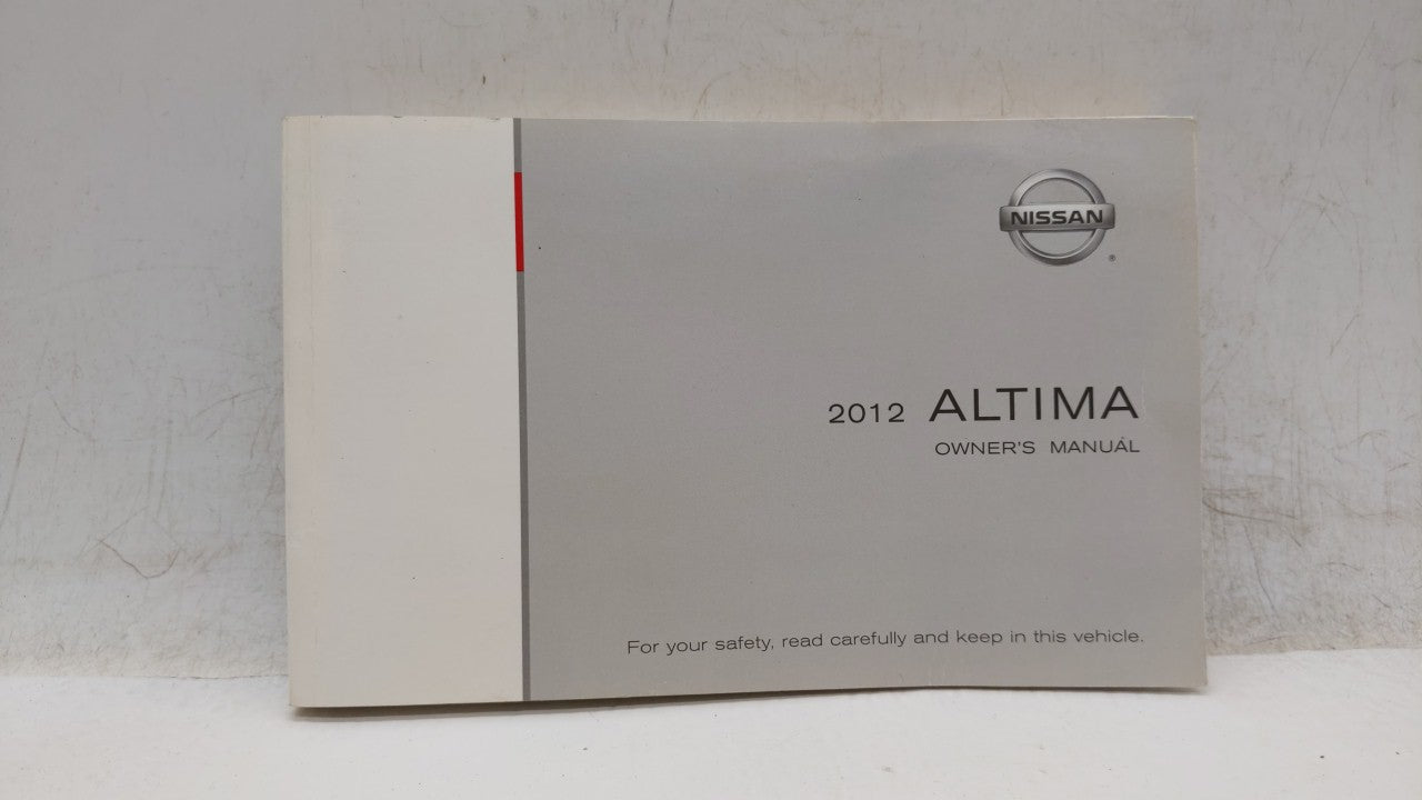 2012 Nissan Altima Owners Manual Book Guide OEM Used Auto Parts - Oemusedautoparts1.com