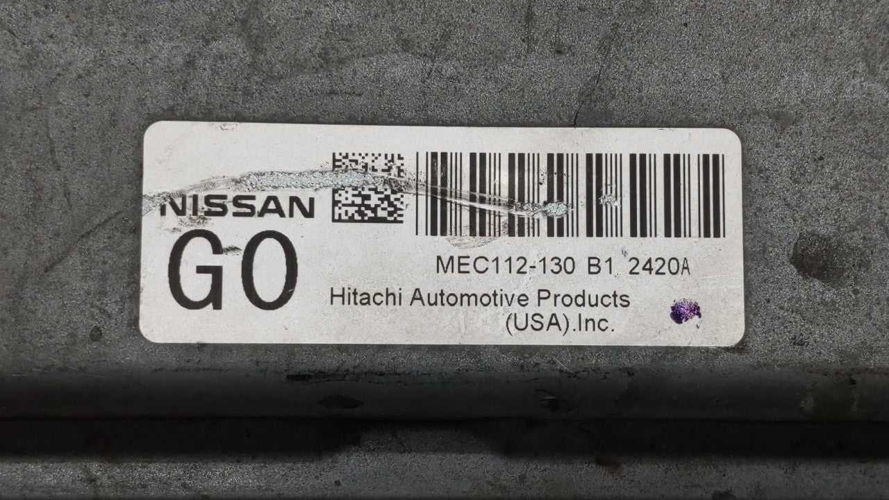 2011-2013 Nissan Altima PCM Engine Control Computer ECU ECM PCU OEM P/N:MEC114-100 MEC112-130 B1 Fits Fits 2011 2012 2013 OE