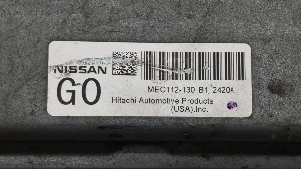 2011-2013 Nissan Altima PCM Engine Control Computer ECU ECM PCU OEM P/N:MEC114-100 MEC112-130 B1 Fits 2011 2012 2013 OEM Use