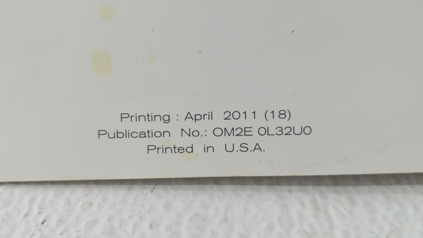 2012 Nissan Altima Owners Manual Book Guide OEM Used Auto Parts - Oemusedautoparts1.com