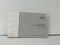 2012 Nissan Altima Owners Manual Book Guide P/N:OM2E 0L32U2 OEM Used Auto Parts - Oemusedautoparts1.com