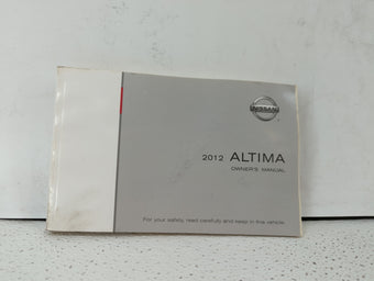 compare product 2012 Nissan Altima Owners Manual Book Guide P/N:OM2E 0L32U2 OEM Used Auto Parts