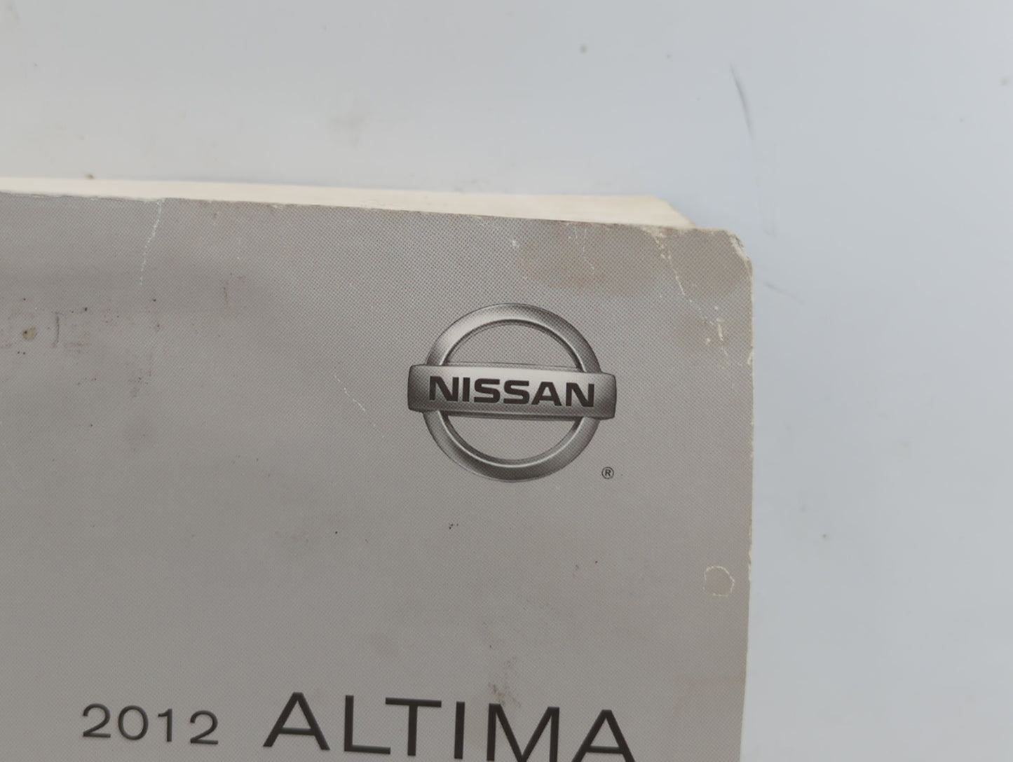 2012 Nissan Altima Owners Manual Book Guide OEM Used Auto Parts - Oemusedautoparts1.com