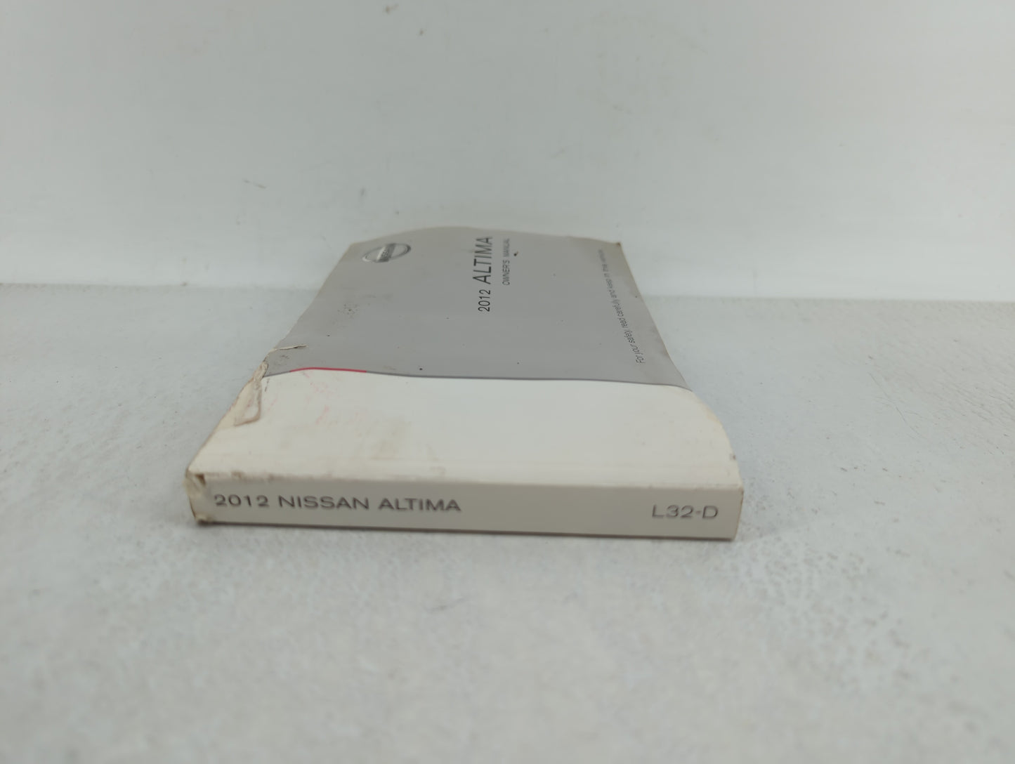 2012 Nissan Altima Owners Manual Book Guide OEM Used Auto Parts - Oemusedautoparts1.com