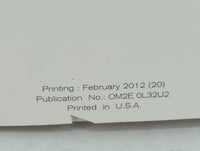 2012 Nissan Altima Owners Manual Book Guide OEM Used Auto Parts - Oemusedautoparts1.com