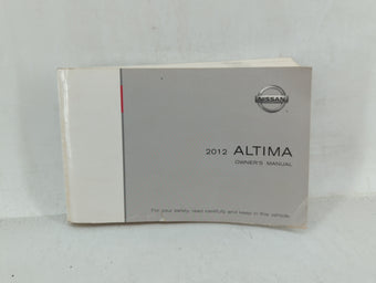 compare product 2012 Nissan Altima Owners Manual Book Guide OEM Used Auto Parts