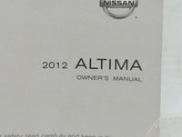 2012 Nissan Altima Owners Manual Book Guide OEM Used Auto Parts - Oemusedautoparts1.com