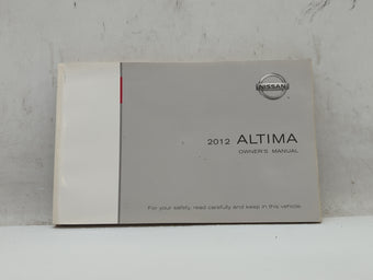 compare product 2012 Nissan Altima Owners Manual Book Guide OEM Used Auto Parts