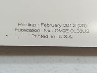 2012 Nissan Altima Owners Manual Book Guide OEM Used Auto Parts - Oemusedautoparts1.com
